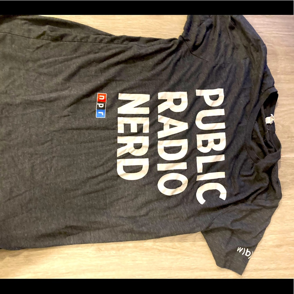 Men’s Public Radio Nerd t shirt. An NPR shirt. From Birmingham.